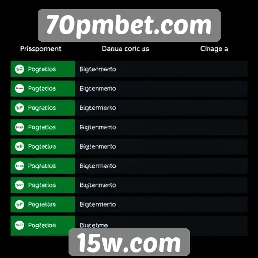 Métodos de pagamento aceitos em 70pmbet